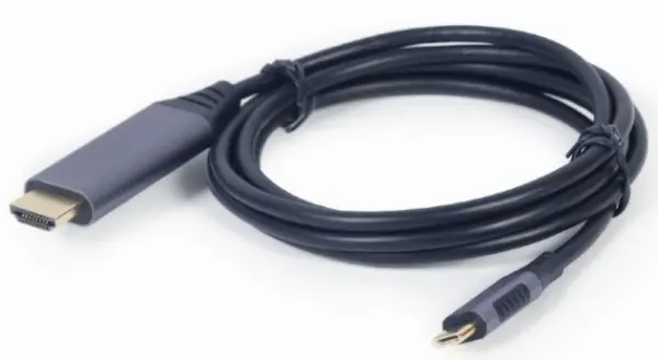 CC-USB3C-HDMI-01-6 Gembird USB Type-C to HDMI display adapter cable, space grey, 1.8 m