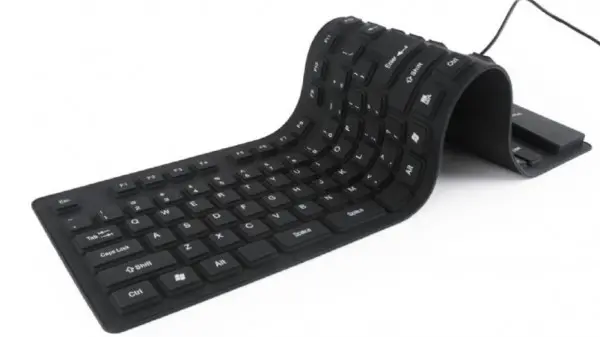 KB-109F-B Gembird Fleksibilna tastatura US layot USB+microUSB OTF adapter