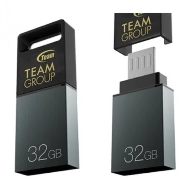 TeamGroup 32GB M151 USB 2.0 + microUSB GRAY TM15132GC01