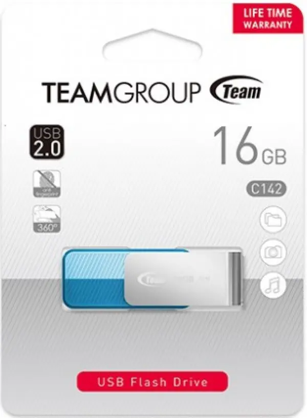 TeamGroup 16GB C142 USB 2.0 BLUE TC14216GL01