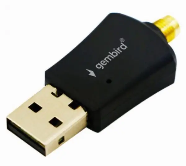 WNP-UA300P-02 Gembird High power USB wireless adapter 300N, detachable antena, RF pwr 
