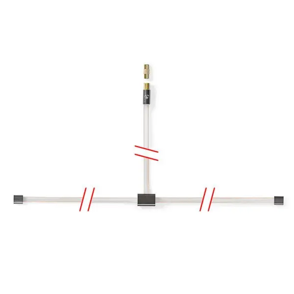 ANFMTB105GY20 Sobna FM antena COAX adapter, 2m