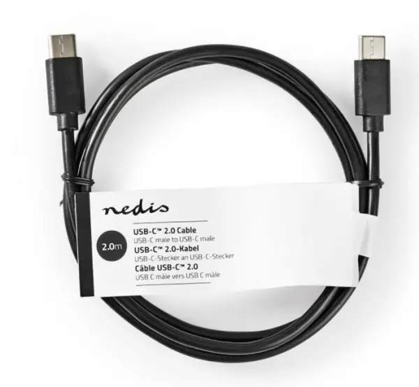 CCGT60700BK20 USB 2.0 Type-C to Type-C cable (AM/CM), 7.5W, 480Mbps, 2m