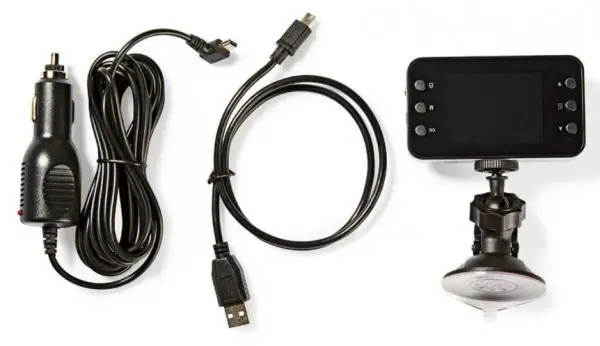 DCAM06BK Dash Cam, 720p@30fps, 3.0 MPikel, 2,4\'' LCD, Detekcija pokreta, Crna
