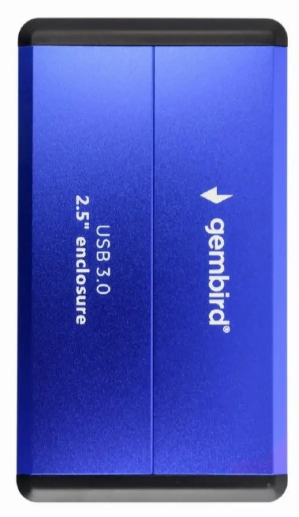 EE2-U3S-2-B Gembird USB 3.0 Externo kuciste za 2.5\'' SATA hard diskove plavi
