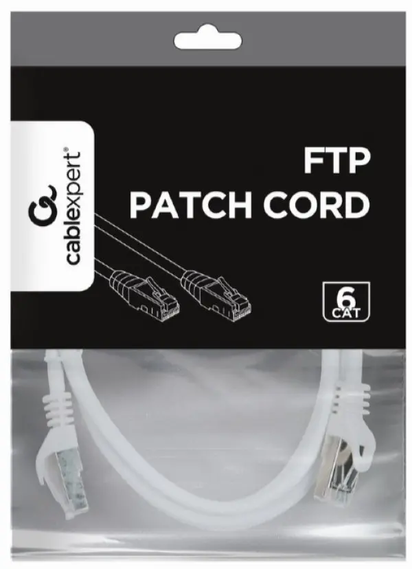 PP6-1M/W Gembird Mrezni kab, FTPl CAT6 1m white