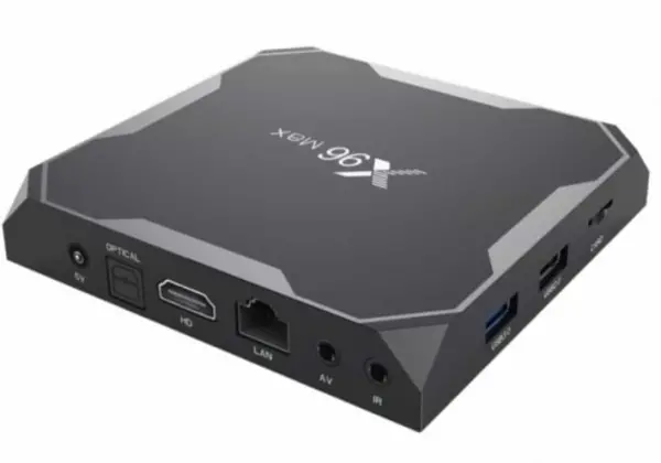 GMB-X96 MAX+ 4/32GB DDR3 Gembird smart TV box S905X3 quad, Mali-G31MP 4K, KODI Android 9.0