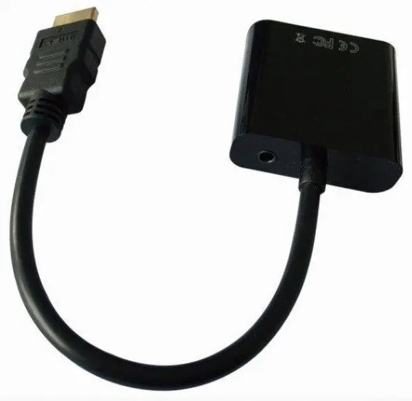 A-HDMI-VGA-06 Gembird HDMI to VGA + AUDIO adapter cable, single port (alt A-H