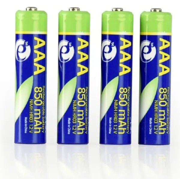 EG-BA-AAA8R4-01 ENERGENIE 850mAh AAA, PAK4 CK, ready-to-use PUNJIVE NiM baterije (rechargeable)