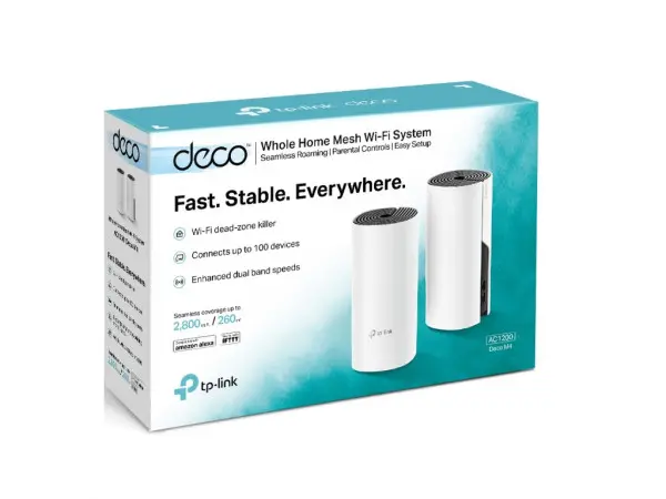 Mrežni mesh sistem TP-LINK DECO M4(2-PACK) Wi-FiAC1200867Mbps300Mbps2xGLAN2 antene' ( 'DECO M4(2-PACK)' )