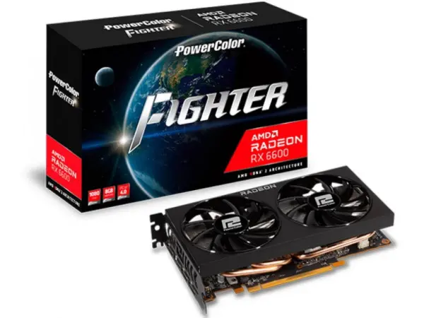 Grafička karta POWER COLOR AXRX 6600 8GBD6-3DH AMD8GBGDDR6128bitcrna' ( 'AXRX 6600 3DH' ) 