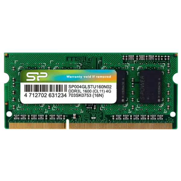 RAM SODIMM DDR3L Silicon Power 4GB 1600MHz SP004GLSTU160N02