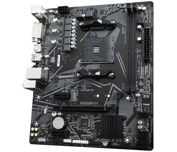 MB Gigabyte AMD AM4 A520M H