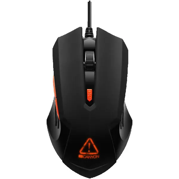 Optical Gaming Mouse with 6 programmable buttons, Pixart optical sensor, 4 levels of DPI and up to 3200, 3 million times key life, 1.65m PV