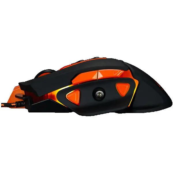 CANYON Hazard GM-6 Optical gaming mouse, adjustable DPI setting 80016002400320048006400, LED backlight, moveable weight slot and retractabl