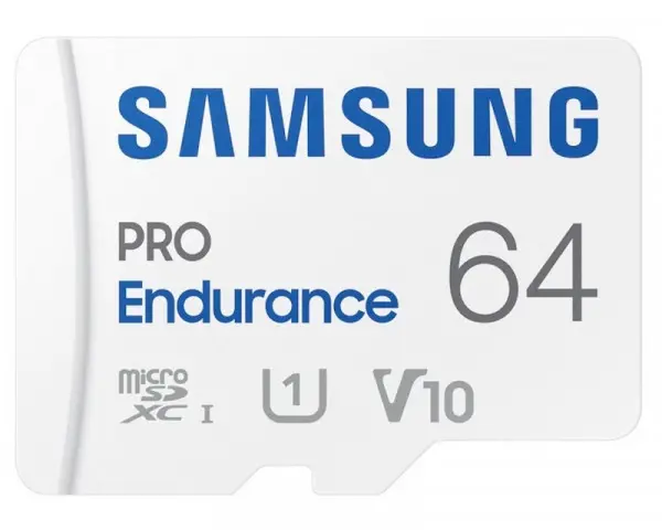 SAMSUNG PRO Endurance MicroSDXC 64GB U3 + SD Adapter MB-MJ64KA