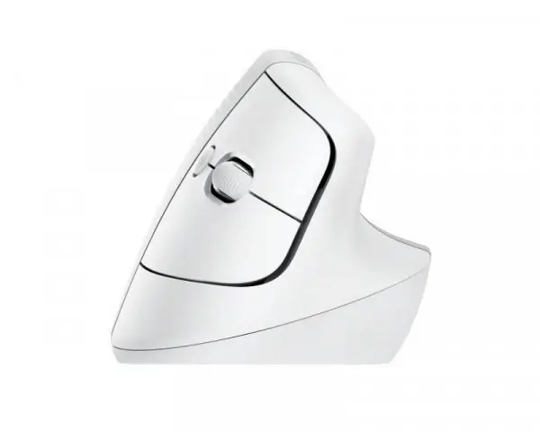 LOGITECH Lift Vertical Ergonomic Wireless miš beli
