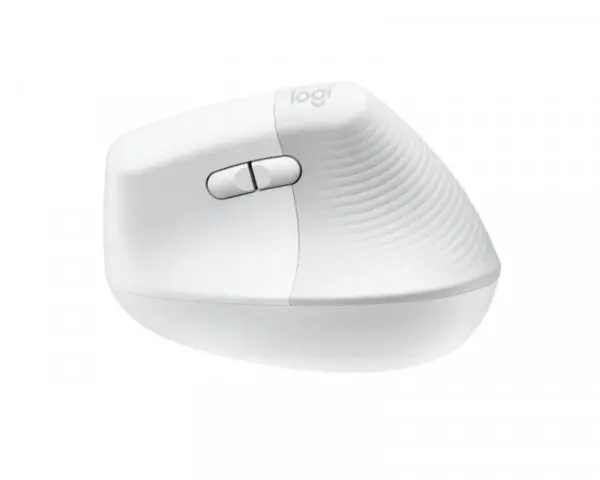 LOGITECH Lift Vertical Ergonomic Wireless miš beli