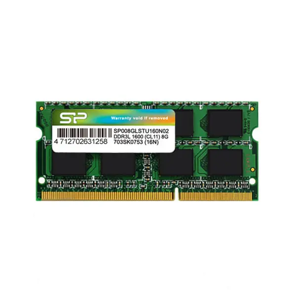RAM SODIMM DDR3 8GB 1600MHz Silicon Power SP008GLSTU160N02