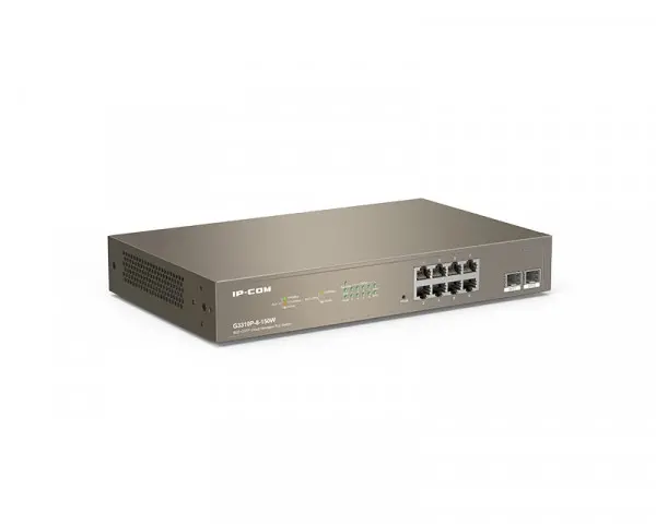 IP-COM G3310P-8-150W 8GE+2SFP Cloud Managed PoE Switch