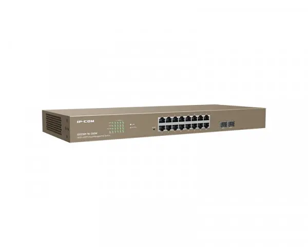 IP-COM G3318P-16-250W 16GE+2SFP Cloud Managed PoE Switch