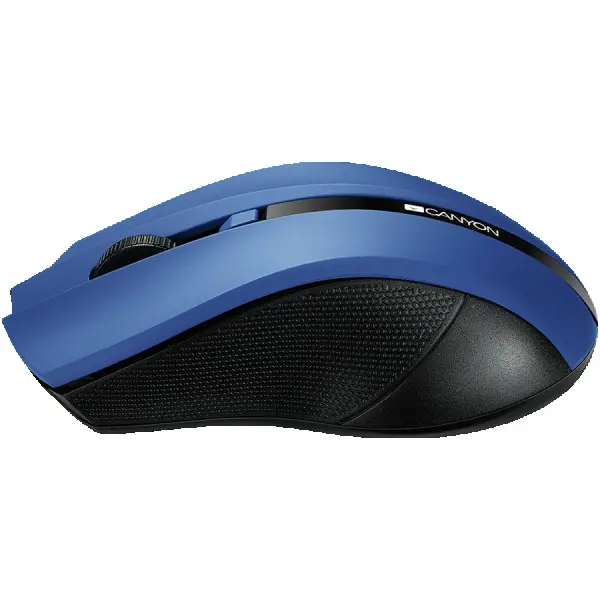 CANYON MW-5 2.4GHz wireless Optical Mouse with 4 buttons, DPI 80012001600, Blue, 122*69*40mm, 0.067kg ( CNE-CMSW05BL ) 