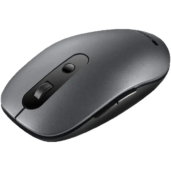 CANYON Canyon 2 in 1 Wireless optical mouse with 6 buttons, DPI 800100012001500, 2 mode(BT 2.4GHz), Battery AA*1pcs, Grey, 65.4*112.25*32.3