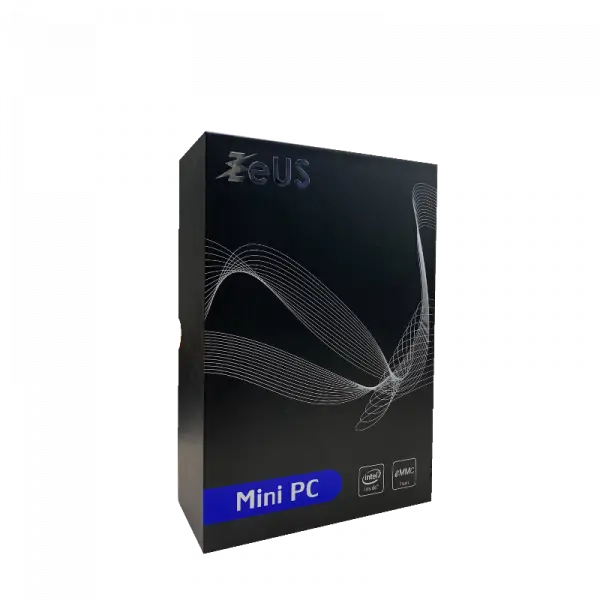 Mini PC Zeus GK3 Celeron QC J4125 2.70 GHzDDR4 8GBm.2 256GBLANDual WiFiBT2xHDMIVGAWin 10Pro