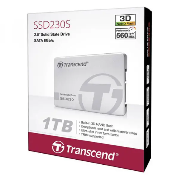 SSD 2.5 SATA 1TB Transcend TS1TSSD230S
