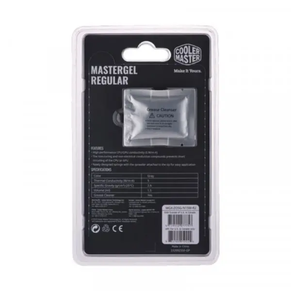 COOLER MASTER MasterGel Regular termalna pasta (MGX-ZOSG-N15M-R2)