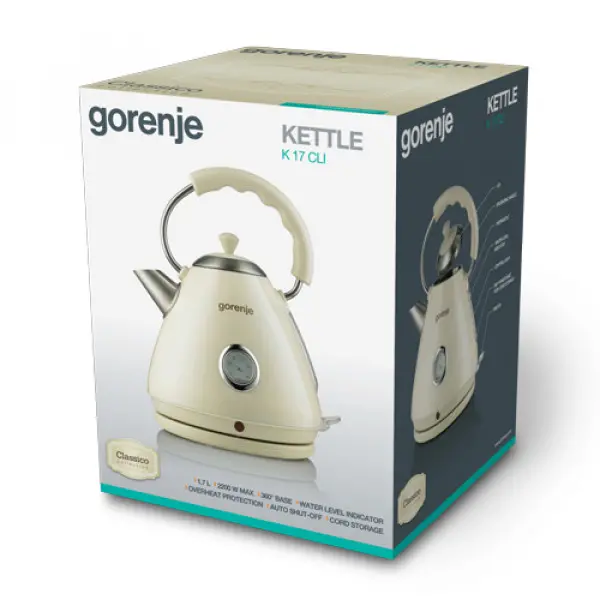 Kuvalo za voduGorenje K17CLI  zapremina 1.7lsnaga 2200W