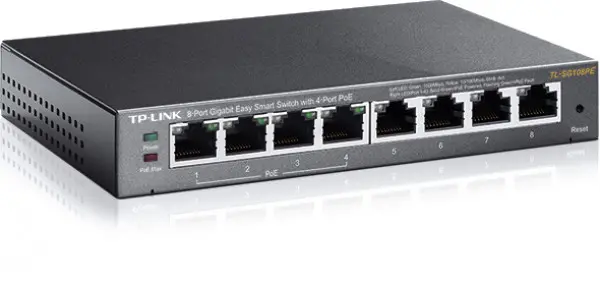 Svič smart 101001000 8-port TP-Link TL-SG108PE4 PoE