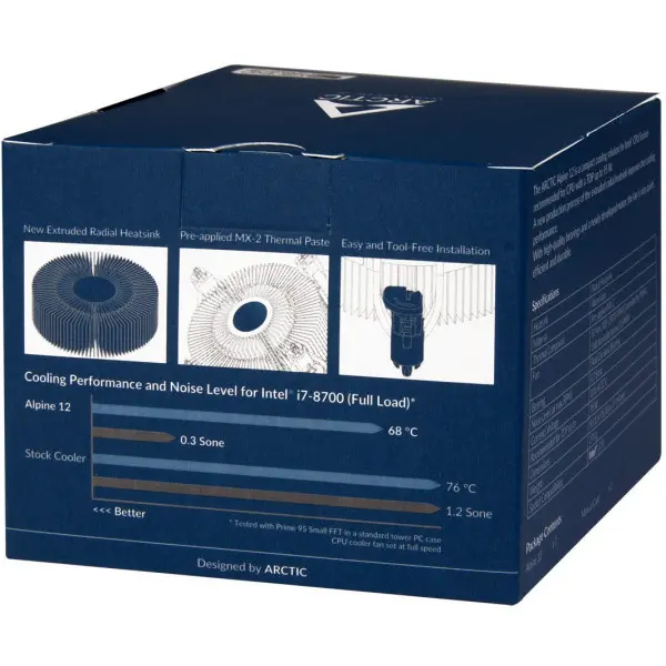 Cooler Intel Arctic Alpine 12 PRO K 95W ACALP00027A