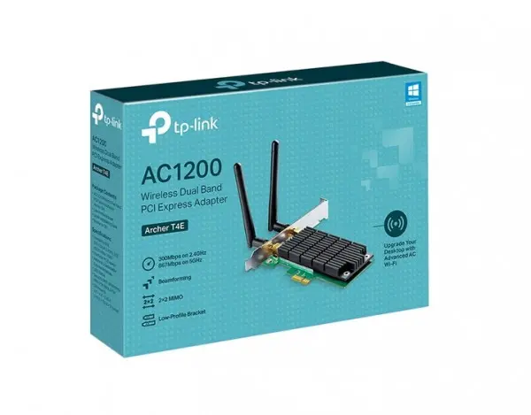 Mrežna kartica TP-LINK ARCHER T4E Wi-FiAC1200867Mbps300MbpsPCIe2 antene ( ARC