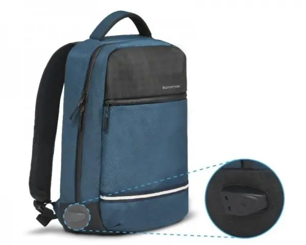 PROMATE Explorer-BP Torba za notebook sa USB priključkom za punjenje 13” plavi
