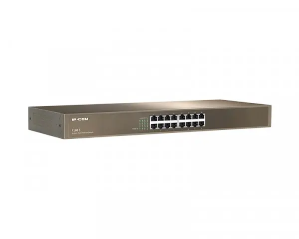 IP-COM F1016 16-Port Fast Ethernet Rackmount Switch