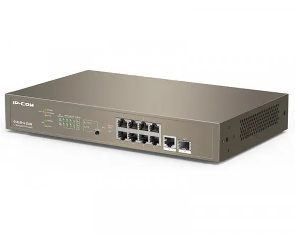 IP-COM G5310P-8-150W L3 Cloud Managed PoE Switch