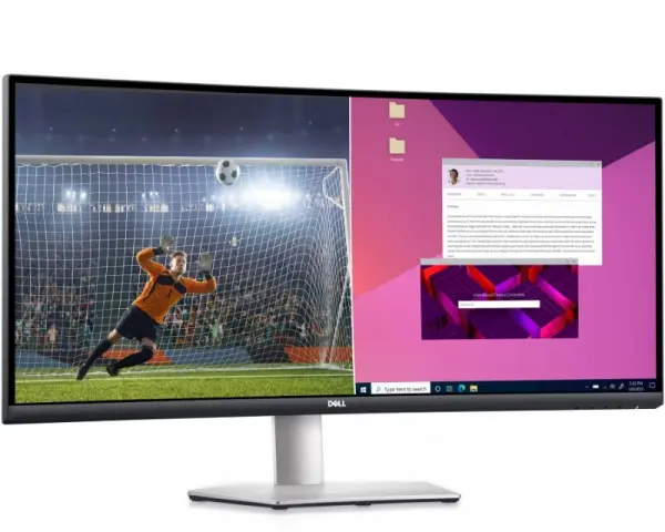 DELL 34'' S3423DWC WQHD USB-C FreeSync Gaming zakrivljeni monitor
