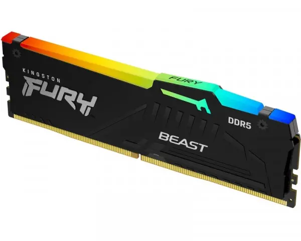 KINGSTON DIMM DDR5 8GB 5600MTs KF556C40BBA-8 FURY Beast RGB