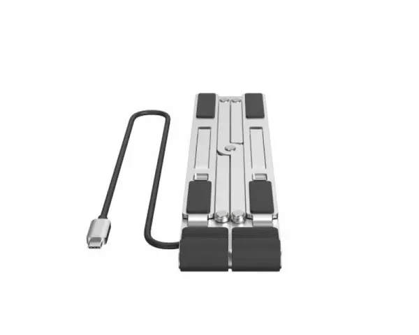 E-GREEN USB MULTIPORT HUB 3.1 Tip C (M) - 6 u 1, sa podesivim postoljem za laptop