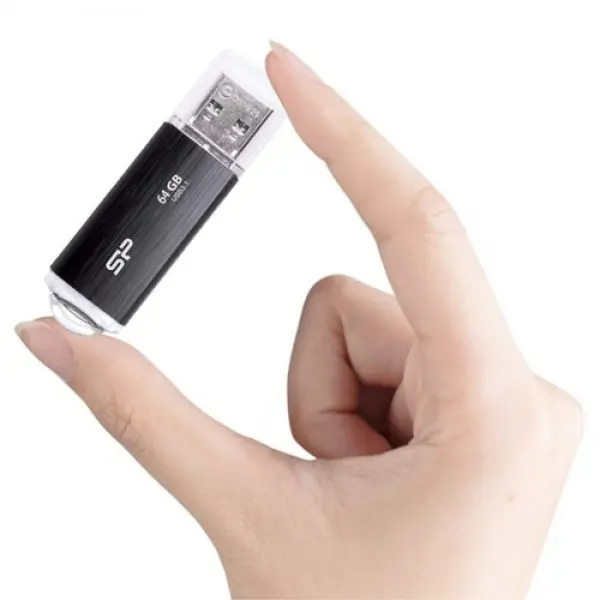 Flash Drive Silicon Power 64 GB Blaze B02 usb 3.0 SP064GBUF3B02V1K Black
