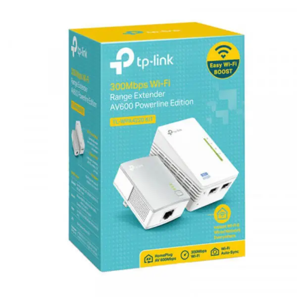 Powerline Extender TP-Link TL-WPA4220KIT 300Mbps AV600 WiFi