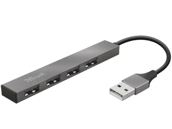 Hub TRUST HALYX USB2.04xUSBAluminjumsiva' ( '23786' ) 