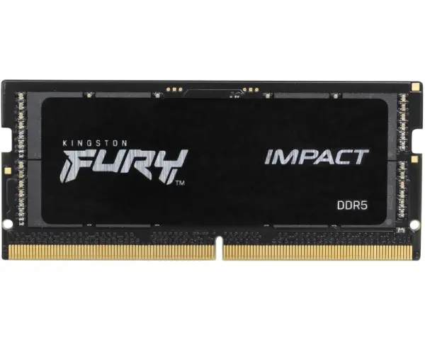 KINGSTON SODIMM DDR5 16GB 4800MTs KF548S38IB-16 Fury Impact black
