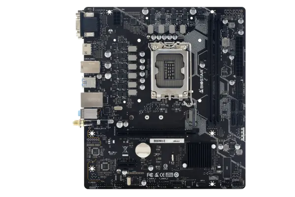 MB s1700 Biostar B660MX-E 2xDDR4M.2HDMIVGADVI