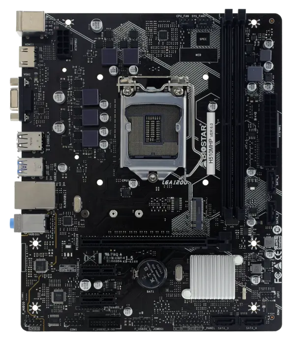 MB s1200 Biostar H510MHP 2xDDR4M.2HDMIVGA