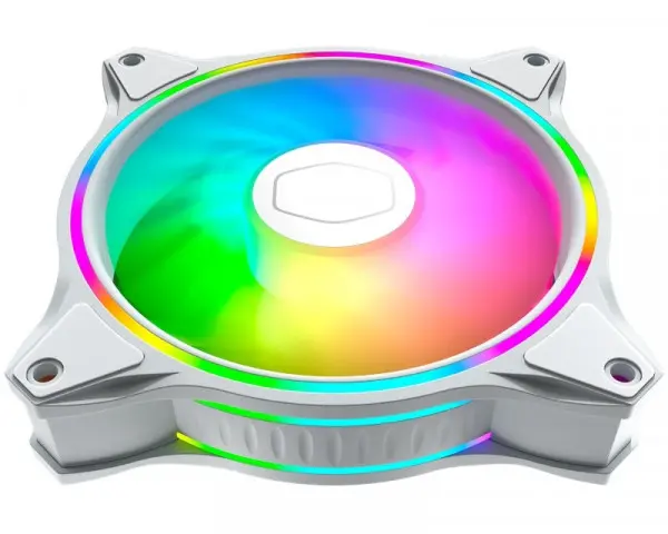 COOLER MASTER Master Fan MF120 HALO 3in1 White edition 120mm ventilator (MFL-B2DW-183PA-R1)