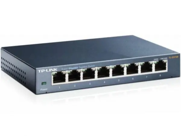 Switch TP-LINK TL-SG108 Gigabit8x RJ45101001000MbpsDesktop metalno kuciste' ( 'TL-SG108' )