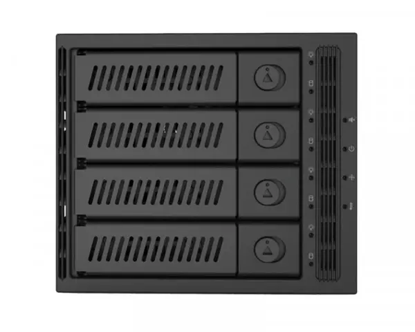 CHIEFTEC CMR-3141SAS 4 x 3.5'' ili 4 x 2.5'' SATA crna fioka za hard disk