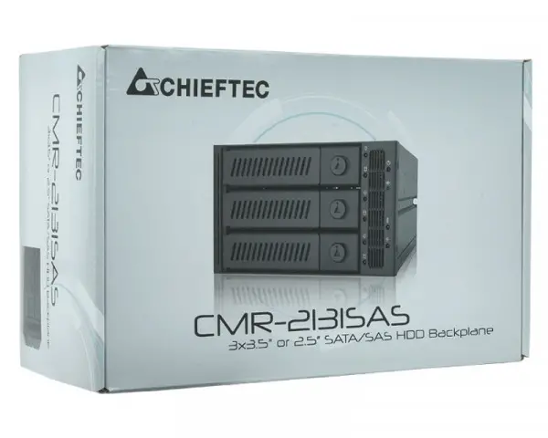 CHIEFTEC CMR-3141SAS 4 x 3.5'' ili 4 x 2.5'' SATA crna fioka za hard disk